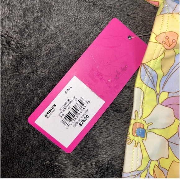 NWT Ninety-Nine Waikiki side tie hipster Bikini Bottoms in large and XXL - Picture 4 of 4